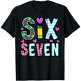 thumbnail image 2 of 100% Cotton Funny Six Seven 6 7 Meme Teacher Design for Men Women Girls T-Shirt, 2 of 5