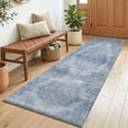 thumbnail image 5 of SAND KEEPER 2x5 Washable Hallway Runner Rug, Soft Low Profile Non Slip Rug, Distressed Oriental Dusty Blue Runner for Entryway, Bedroom, Laundry Room, 5 of 11