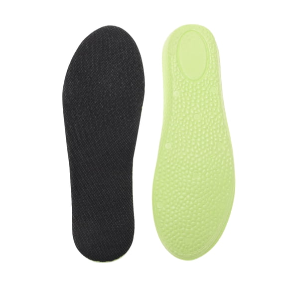 Unique Bargains 1 Pair Height Increase 0.98" Shoe Inserts Fit Shoe Size 41/42 Green Black