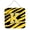 Black Gold, variant on Carolines Treasures Letter K Initial Tiger Stripe - Blue Orange Aluminium Metal Wall Or Door Hanging Prints