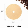 thumbnail image 5 of Filtros de Café para Cafetera - 300 Disco 3,75 Pulgadas Desechables Sin Blanquear, 5 of 5