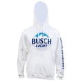 thumbnail image 2 of Busch Light Beer Logo White Colorway Hoodie-XLarge, 2 of 3