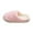 Pink, variant on Women's Plush Winter Slippers - Cozy Non- Indoor House Shoes with Wave for Home Comfort,Color:Pink,Size:7.5