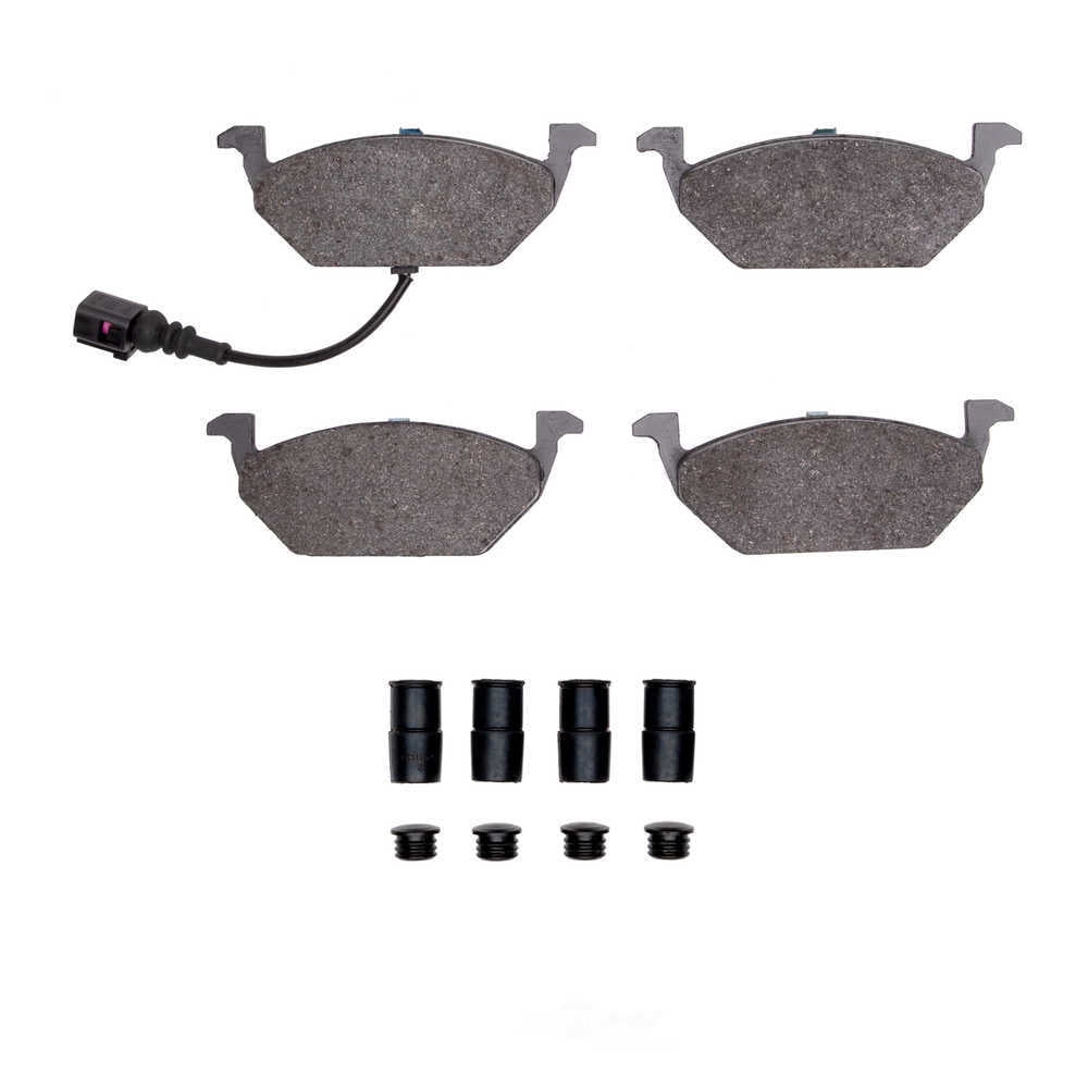 Dynamic Friction Company 1600-0768-11 DFC EURO 5000 Ceramic Brake Pads and Hardware Kit