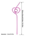 thumbnail image 6 of Jahhsay® 1/5/10pcs Curly Silly Drinking Straws Assorted Colors Reusable Party Kids D4K0, 6 of 6