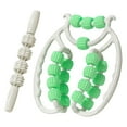 thumbnail image 1 of koolsoo Rouleau de Massage à 20 Roues Confortable Manuel Polyvalent pour Cuisse Bras Vert, 1 of 9