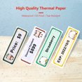 thumbnail image 5 of 5 rollos de papel de etiqueta Papel de impresión térmica Nombre Precio Tamaño Etiqueta de código de Eccomum 5 rollos, 5 of 5