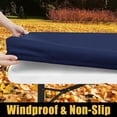 thumbnail image 3 of Smiry Rectangle Picnic Tablecloth, Waterproof Wipeable Table Cloth, Washable Elastic Table Cover for Outdoor and Indoor, 24"x48", Navy, 3 of 9