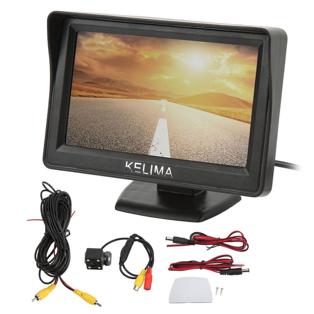 900W Power Inverter丨 4LED HD Backup Camera丨4LED Backup Camera 4.3in Rear View Monitor Kit 120 Wide Angle IP68 Waterproof Night Vision For Car Truck SUV In Vehicle Technology