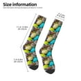 thumbnail image 5 of Daiia Sports Socks Easter Egg1 Printed Novelty Crew Socks for Men Women Knee High Socks Cotton Socks Soft & Breathable Support Unisex Socks, 5 of 9