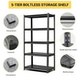 thumbnail image 4 of Metal Shelves for Storage Garage Shelving 2000LBS Heavy Duty Storage Shelves Adjustable Garage Shelf Industrial Shelving Unit Storage Utility Rack, 4 of 12