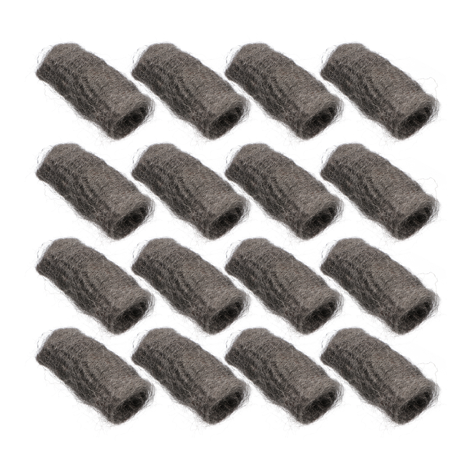 48pcs Steel Wool Scouring Pads Polishing Pads for Cast Iron Dishes Pots