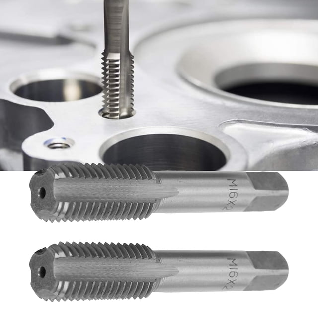 Straight Flute Tap, High Toughness Wear Thread Tapping Tool High Hardness Compact For Aluminum For Wood For Copper