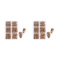 thumbnail image 2 of Minnieouse Nail Crystal Nails 6 Cajas Fondo plano Vidrio Transparente Color mezclado Flatback Nail Art Crafts DIY Bolsas de piedra Zapatos Type3 NO3, 2 of 6