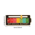 thumbnail image 4 of Battery Sports Social Pin Solapa Pin emocional para todas las ocasiones (-) Negro, 4 of 4