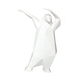 thumbnail image 1 of Escultura de pingüino, figura de resina, figura de animal minimalista moderna, dibujo animado Blanco, 1 of 6