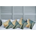 thumbnail image 6 of Ambesonne Winter Throw Pillow Cover 4 Pack, Central Park New York, 18", Orange White Olive Green, 6 of 6