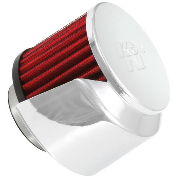 K&N Vent Air Filter/ Breather: High Performance, Premium, Washable, Replacement Engine Filter: Flange Diameter: 1.5 In, Filter Height: 2.5 In, Flange Length: 0.625 In, Shape: Breather, 62-1514
