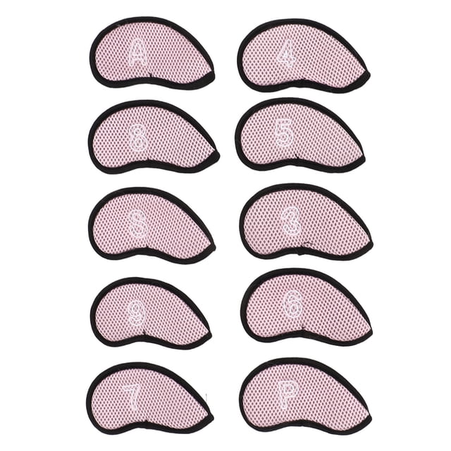 Cubiertas Para Cabezas De Palos De Golf, Transpirabilidad 10 PCS Cubierta Protectora Para Postes De Hierro De Golf Impermeable Resistente A Las Manchas Para El Ejercicio ANGGREK Otros