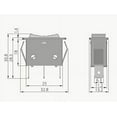 thumbnail image 2 of HQRP 3-Pin 3-Way Push Button Switch Compatible with INTEX 70110 Pool Pump 16A 125V, 2 of 6