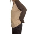 thumbnail image 4 of ITFABS T-shirt Ample à Manches Longues Raglan à Col Rond pour Femmes d'Automne à Couleurs Contrastées, 4 of 6