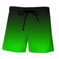 thumbnail image 4 of Casual Shorts for Men 2026 Summer Lightweight Relaxed Fit Elastic Waist Gradient Color Beach Shorts with Pockets, 4 of 4