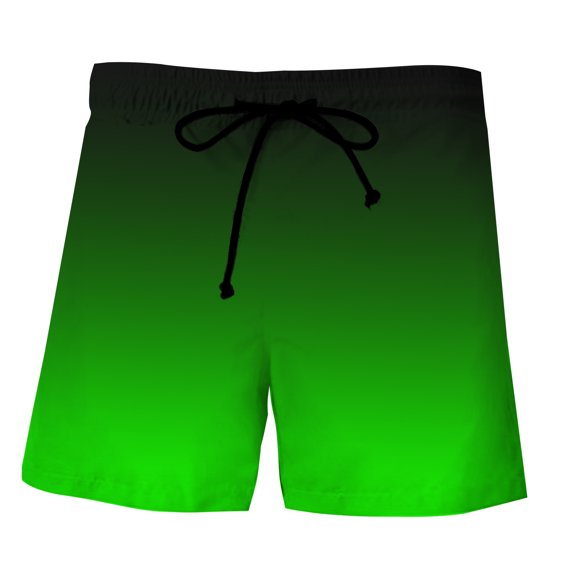 DHFJKG Mens Athletic Shorts Lightweight Sports Casual Drawstring Gradient Beach Shorts Running Workout Stylish Bottoms