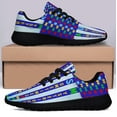 thumbnail image 3 of Autism Awareness American flag Shoes Sneakers for Women Men Black Size 7, 3 of 7