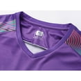 thumbnail image 6 of Alvivi Kids Boys Padded Goalie T-Shirt Goalkeeper Jersey Uniform Football Activewear Tops Purple 13-14, 6 of 8