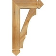 thumbnail image 3 of Ekena Millwork 4"W x 16"D x 28"H Balboa Arts & Crafts Rough Sawn Bracket, Western Red Cedar, 3 of 4