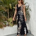 thumbnail image 3 of Animal Print Patterns Sleeveless Dress Woman Fashion Long Dresses Women's Summer Suit Dress 2025, 3 of 7