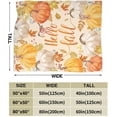 thumbnail image 4 of Fall Throw Blanket Pumpkin Blanket Throw Soft Warm Plush Fall Decor Flannel Fuzzy Picnic Throw Blanket Orange Leaf Autumn Blanket for Couch Sofa Chairs Holiday Blankets and Throws 50"x40", 4 of 6