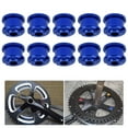 thumbnail image 4 of 10 Pernos De Plato, Pernos De Plato Súper Ligeros Y Duraderos, Aleación De Aluminio Resistente Al óxido Para Bicicleta De Montaña, Repuesto De Piezas De Bicicleta De Carretera YLSHRF Azul, 4 of 8