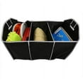 thumbnail image 4 of AlexTong Trunk Organizers Car Organiser Car Boot Tidy Automotive Collapsible Folding Flat Car Back Seat Storage Box Organize Clutter for Travel Picnic SUV Truck Kids Baby Toys Snacks Organizer Black, 4 of 7