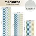 thumbnail image 4 of Colorful Gradient Checkerboard Checkered Pattern Kitchen Rugs Sets Of 3,Kitchen Runner Rugs Non Skid Washable,Decorative Kitchen Floor Mats for Kitchen,Sink,Laundry,17"x30"+ 17"x47" + 17"x59", 4 of 6
