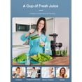 thumbnail image 5 of HOUSNAT Slow Masticating Juicer Machines, Easy Clean, Quiet Motor & Reverse Function, 150W, 5 of 7