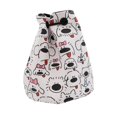 thumbnail image 1 of Bolsa de bolas de golf impresa en cachorros de graffiti bolsas con cordón portátil que transporta caricatura resistente al agua Lining suave, 1 of 8