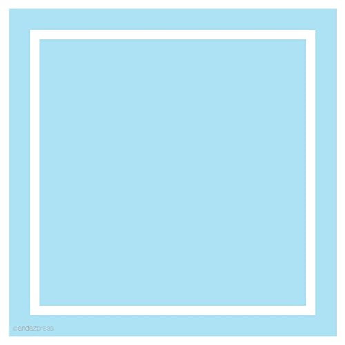 Baby Blue Solid Color Square Gift Label Stickers, 40-Pack - Walmart.com