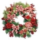 thumbnail image 1 of (WQ258) Corona Navidad Con Diamantes Parciales Serie Flores Y Hierba Pintura Diamantes Resina Con Forma Especial 30x30CM, 1 of 9