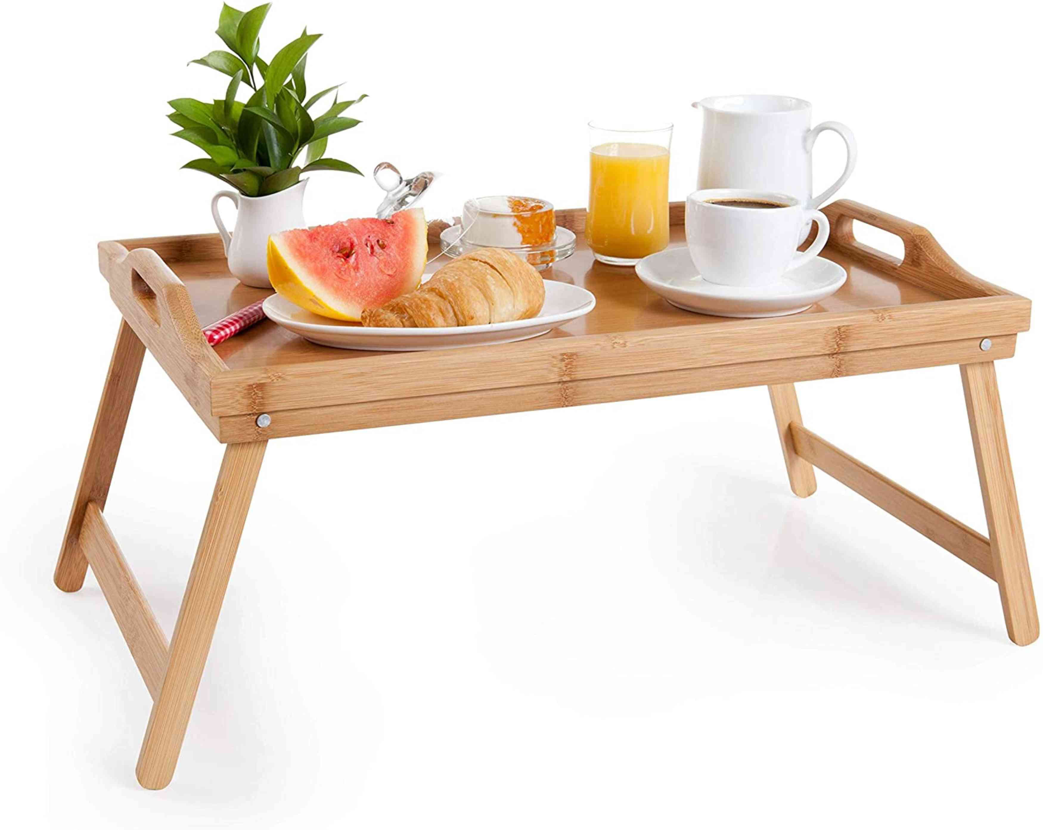Cortesi Home Nelly Bamboo Bed Tray Table - Walmart.com