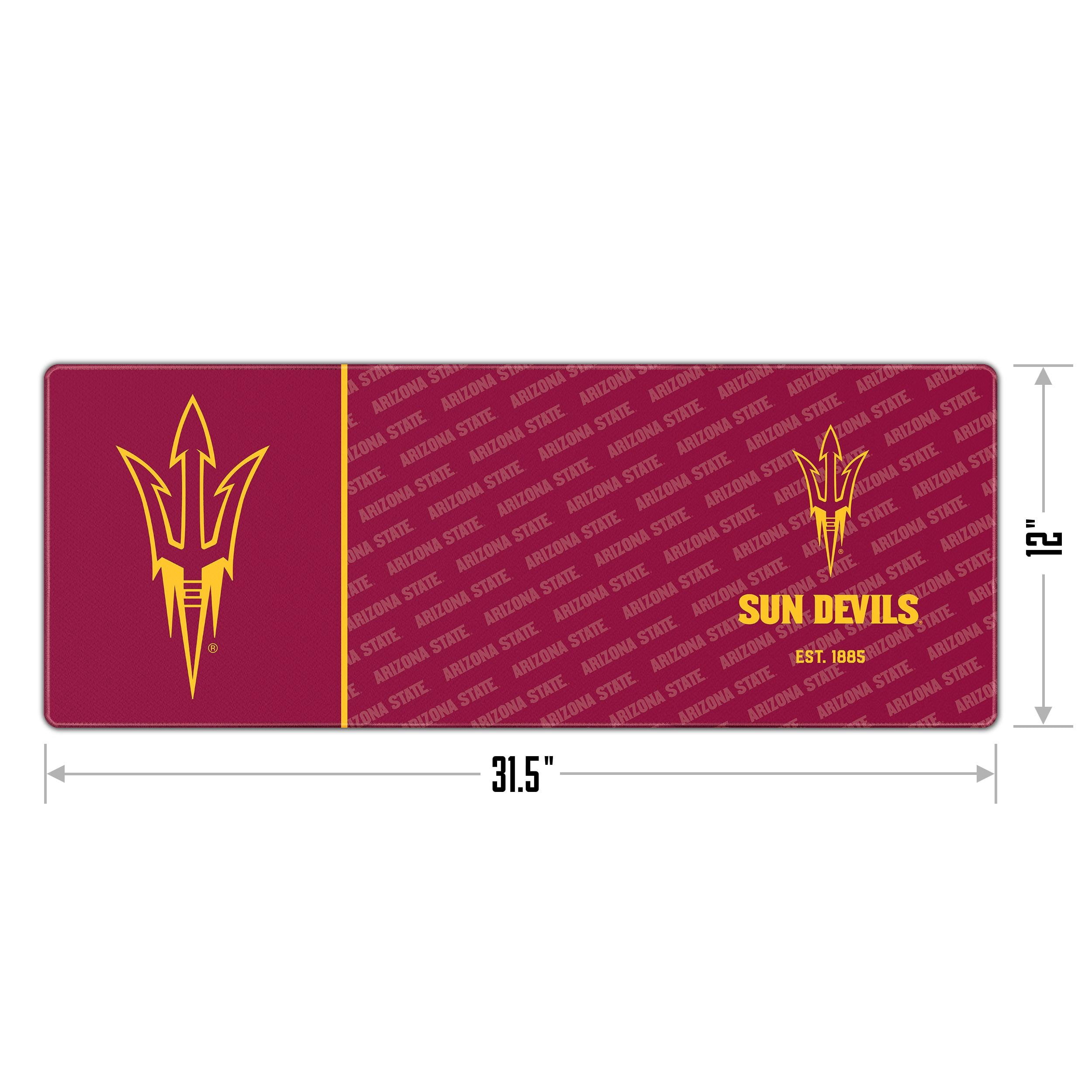 YouTheFan NCAA Arizona State Sun Devils Logo Series Desk Pad SMU