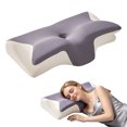 thumbnail image 5 of Butterfly-Shaped Memory Foam Neck Pillow, Contoured Support Cushion for Side Sleeping and Rest, 5 of 5