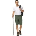 thumbnail image 4 of Tyhengta Mens Hiking Cargo Shorts Quick-Dry Outdoor Golf Short Fishing Short for Men with Multipocket Armygreen XXL, 4 of 7