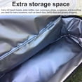 thumbnail image 3 of Malla Bolsa de playa con correas de hombro Netificación Tote Reutilizable Picnic Handbag Toddler Toy Storage Carrier Supplies Supplies Organizador Negro Eigraketly OD011035-01B, 3 of 7