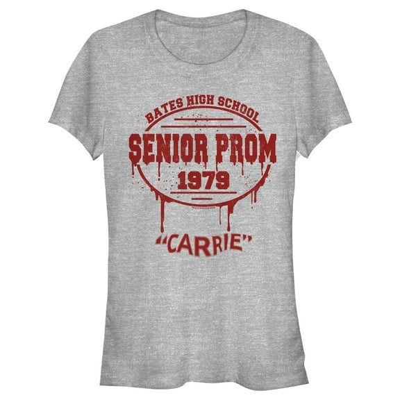 Junior's Carrie Senior Prom 1979  Graphic Tee Athletic Heather Small