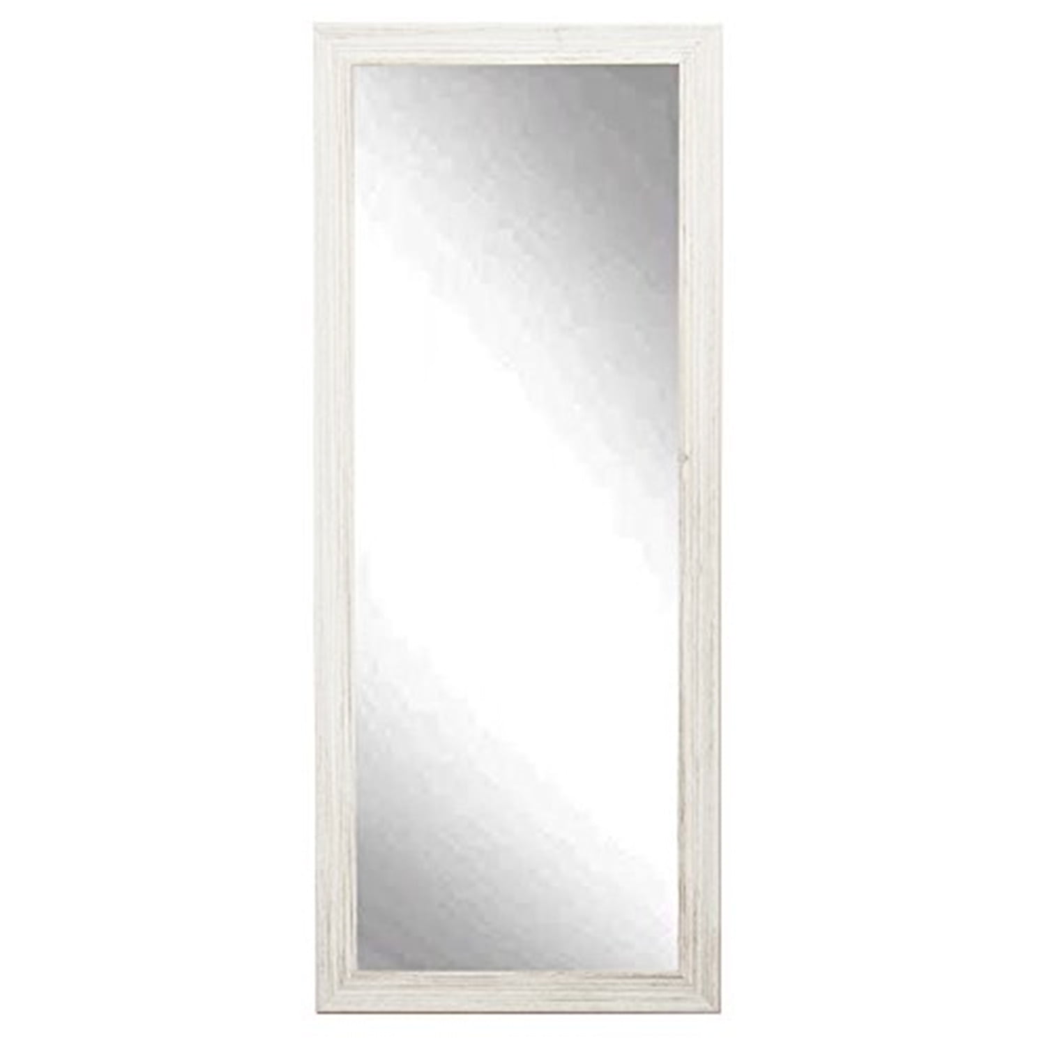 BrandtWorks Designers Choice Leaning Floor Mirror White