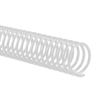 GBC Color Coil Binding Spines, 22 mm, Clear, 100 Pack