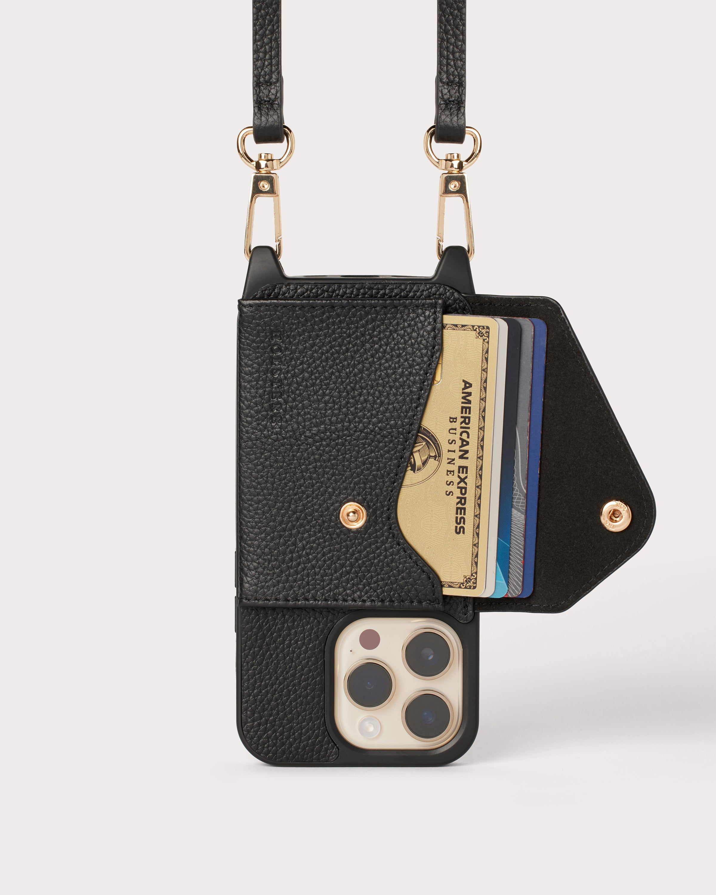 Holstere Ultra Durable Genuine Leather Strap Phone Case Crossbody Purse w Expanded Card Pocket for iPhone 13 Walmart