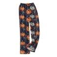 thumbnail image 5 of Fabrcox Fleece Pajama Pants Women Halloween Pumpkin Print Sleep Pants Women Fall Winter Warm Plush Thermal Soft Womens Lounge Pants Yellow XL, 5 of 6