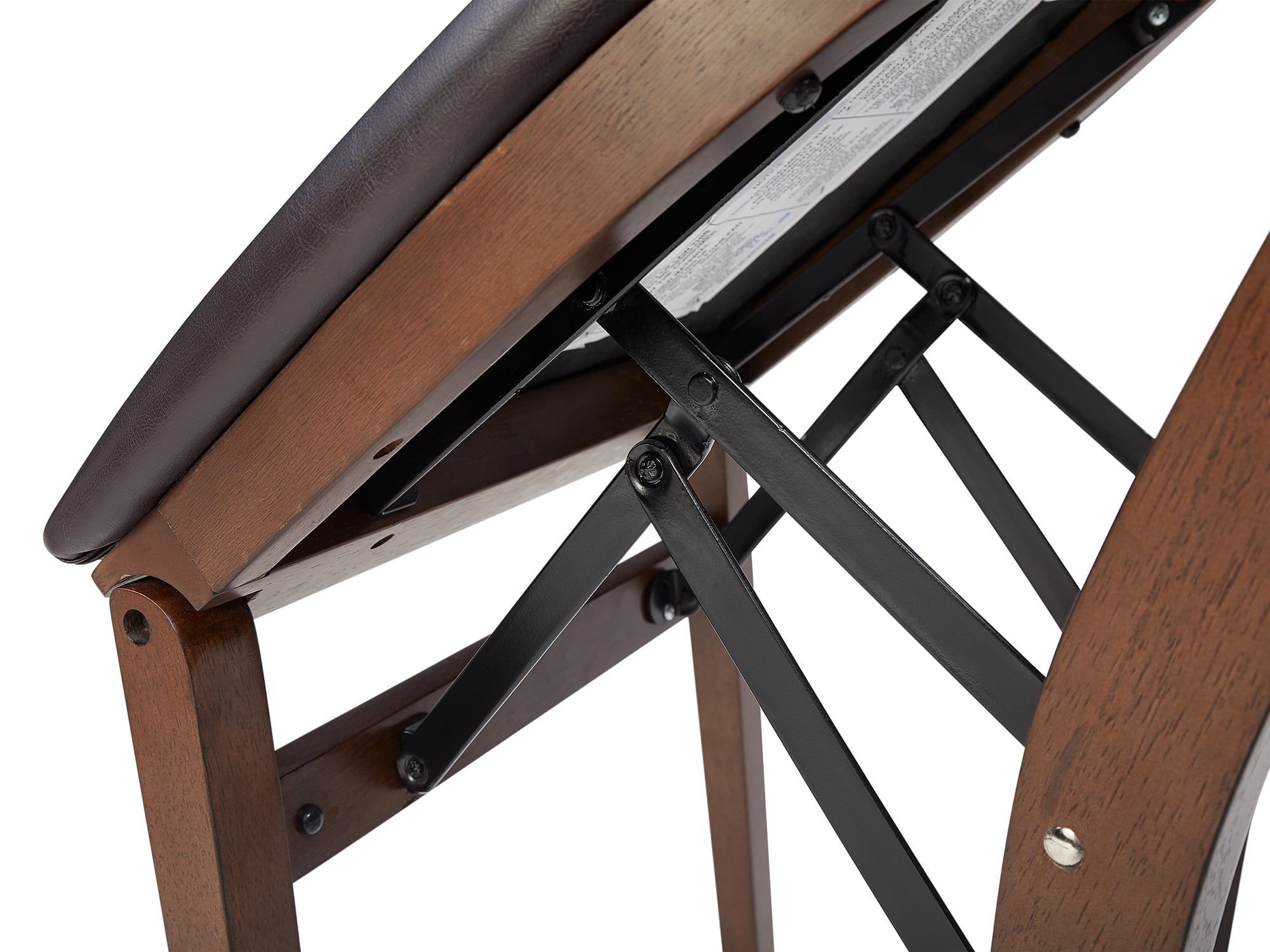 Stakmore School House Wood Folding Chair, Walnut, 2 Pack